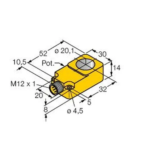 Turck BI20R-Q14-LU-H1141