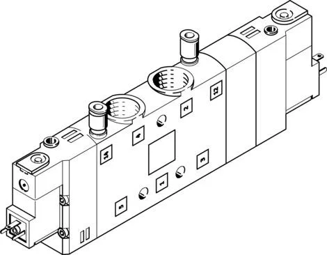 Festo CPE24-M2H-5/3ES-3/8 Selenoid valf