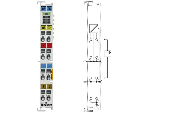 BECKHOFF EL4122 2-channel analog output terminal
