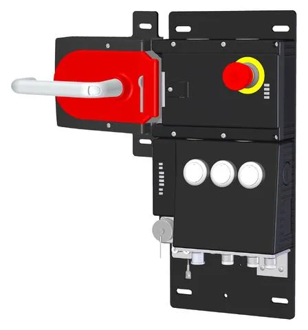 Euchner MGB-L2HB-EIA-L-157791 Locking set MGB-L2-EI (guard locking by solenoid force) with 3 pushbuttons, emergency stop, RC12