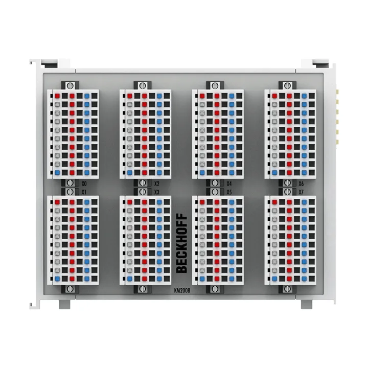 Beckhoff KM2008 Bus Terminal module, 64-channel digital output, 24 V DC, 05 A