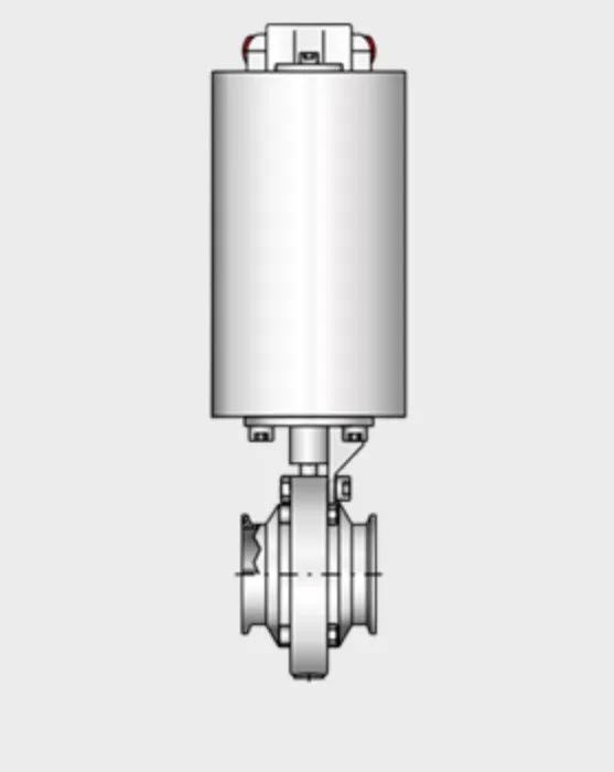 Kieselmann 4446 Cl-Cl Butterfly Valve