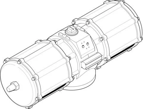 Festo DAPS-8000-090-R-F25 Döner Silindir|çeyrek dönüşlü aktüatör