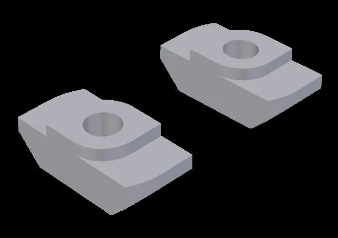 Euchner MONTAGEMATERIAL 8-NUT BOSCH Installation material for CES-A-LSP- and CES-A-BSP