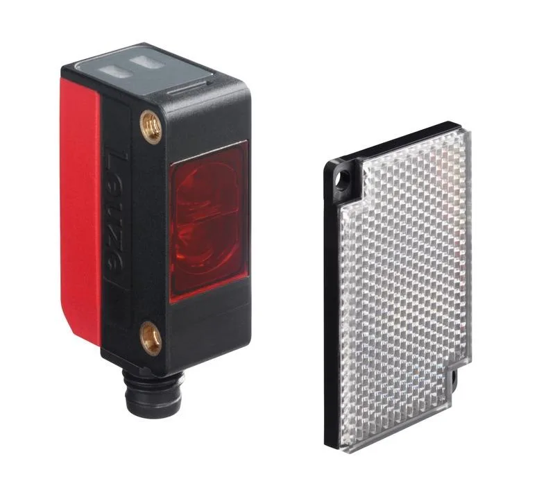 Leuze Set PRK5/4P-M8 + TKS 40x60.A Set reflektörden yansımalı fotoelektrik sensör kutuplu