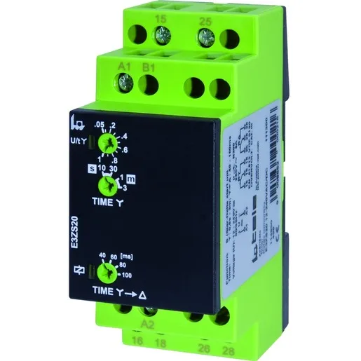 Tele-Haase Steuergeräte Stern-Dreieck-Anlauf, 2 Wechsler, 12-240V AC/DC