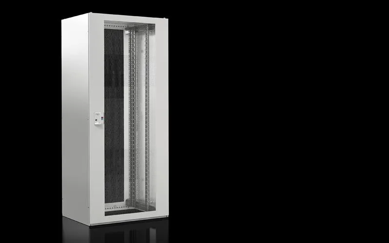 Rittal TX 7888.731 TX CableNet, cam kapılı, tavan plakalı, yan paneller, 19" profil rayları, sökülebilir pano, GYD: 800x2000x1000 mm, RAL 7035