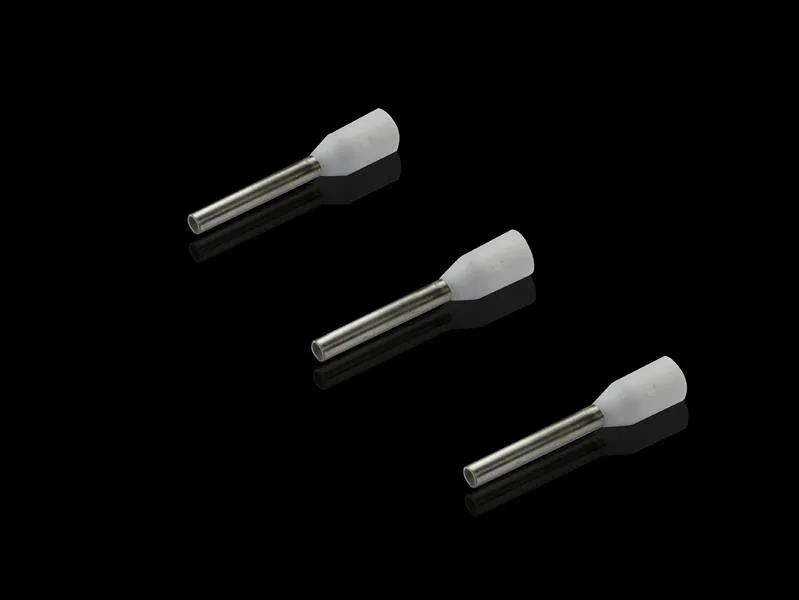Rittal AS 4050.766 Kablo uç yüksükleri, kablo montajı için, 075 mm², AWG 18, 10 mm, beyaz, dökme, 500 adet