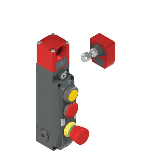 Pizzato NG 2D1D314L-F31 NG series safety switch with lock and integrated control devices, with actuator