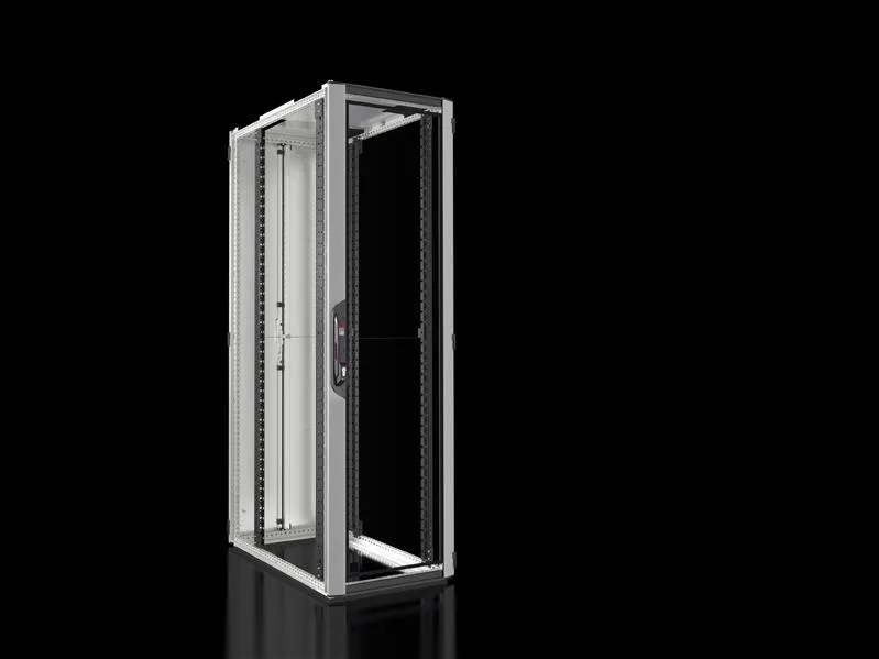 Rittal VX 5308.123 VX IT, 19" mounting angles, standard, front and rear, glazed door, WHD: 600 x 2000 x 1000 mm, 42 U