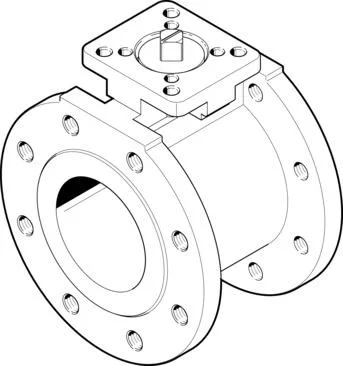 Festo VZBC-80-FF-16-22-F07-V4V4T Küresel vana