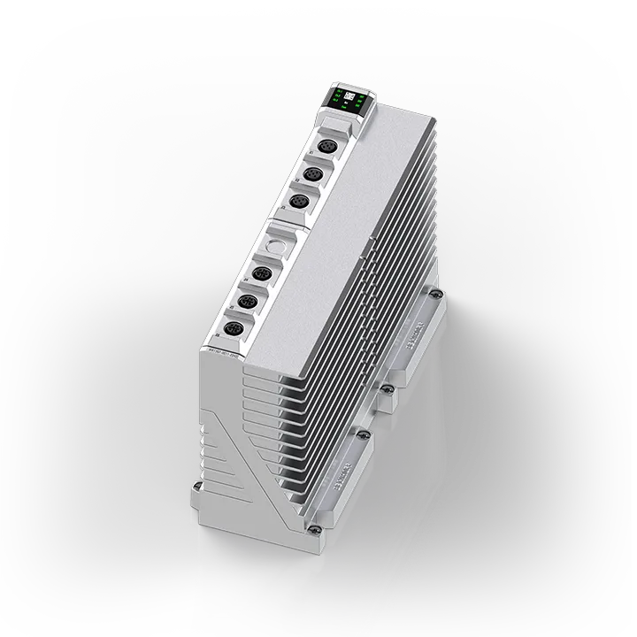 Beckhoff MR1307-0011-2242 Relay module, 3-channel relay, 230 V AC, 7 A, M12, replaceable fuse