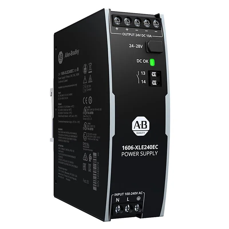 Allen Bradley 1606-XLE480FP XLE Power Supply 480W 48VDC 10A
