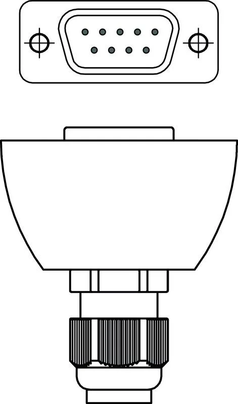 Leuze RS4-MG-X2-Set Set konnektör