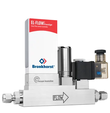 Bronkhorst EL-FLOW Prestige FG-201CSP (P-Insensitive) High Performance Mass Flow Controller with Integrated Shut-Off Valve