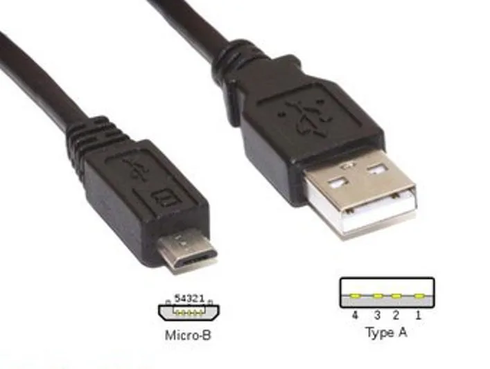 Seneca CU-A-MICROB USB cable plug USB-A - MicroUSB-B - 5P