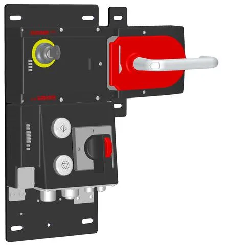Euchner MGB-L1HB-PNA-R-113230 Locking set MGB-L1-PN (guard locking by spring force) with 4 control elements, 7/8" and M12 plugs