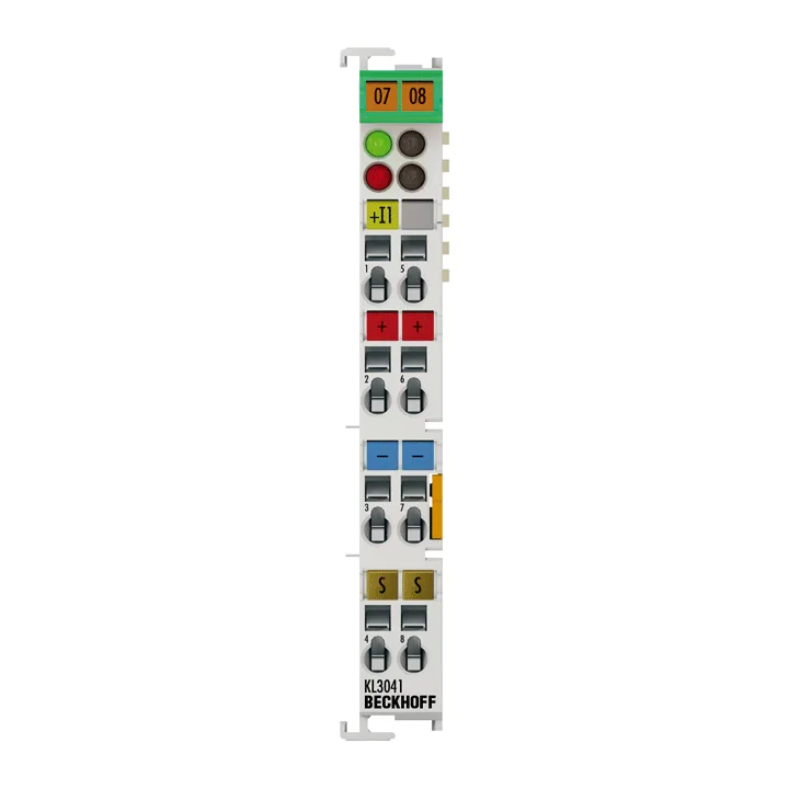 Beckhoff KL3041 Bus Terminal, 1-channel analog input, current, 0…20 mA, 12 bit, single-ended