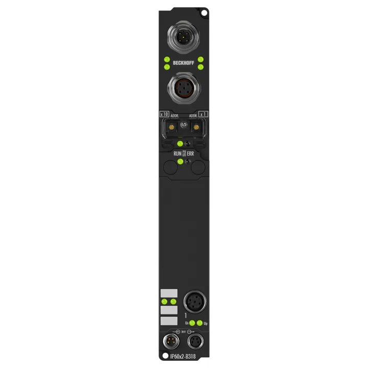 Beckhoff IP6002-B310 Fieldbus Box, 2-channel communication interface, PROFIBUS, serial, RS232, M12