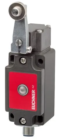 Euchner NZ2HS-511SEM5L060GEC2376 Safety switch NZHS, lever arm with steel roller, plug connector M12