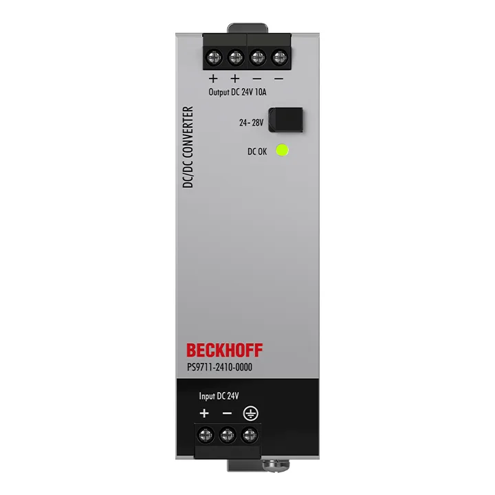 Beckhoff PS9711-2410-0000 DC/DC converter PS9700; output: 24 V DC / 10 A; input: 18…35 V DCNew