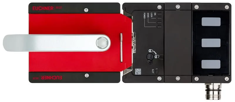 Euchner MGB2-L1H-BP-U-S4-OY-L-167026 Complete set MGB2-L1-BP (M23, closed-circuit current principle, door hinge on left)