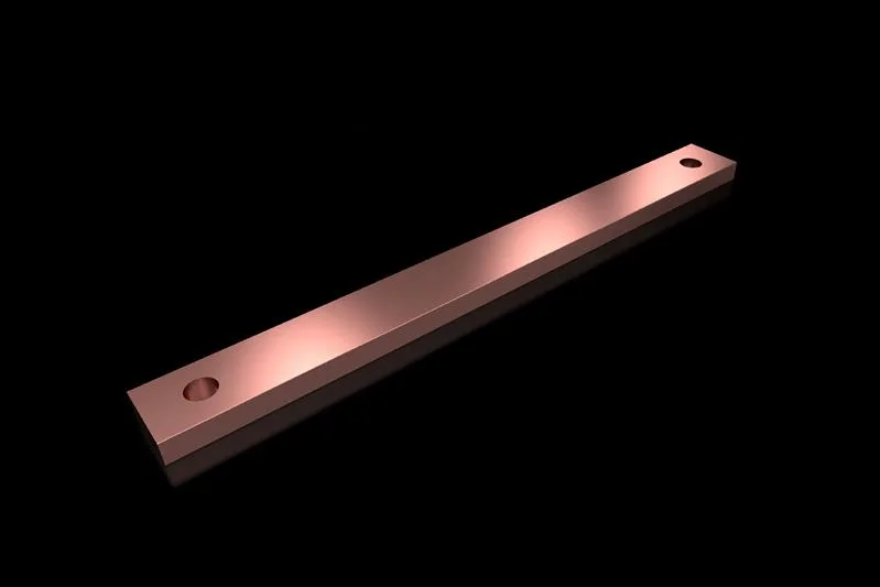 Rittal SV 9686.534 SV PE/PEN busbar E-Cu, WH: 30x10 mm, L: 300 mm
