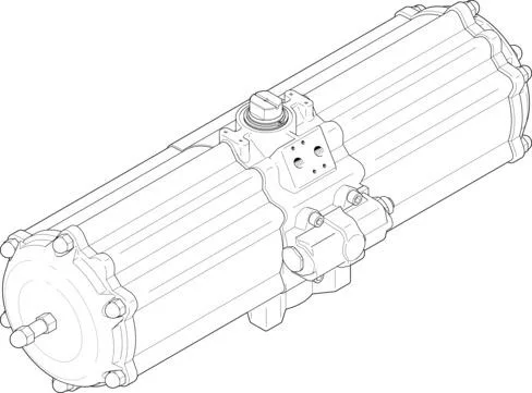 Festo DAPS-1920-090-RS3-F16-T6 Döner Silindir|çeyrek dönüşlü aktüatör