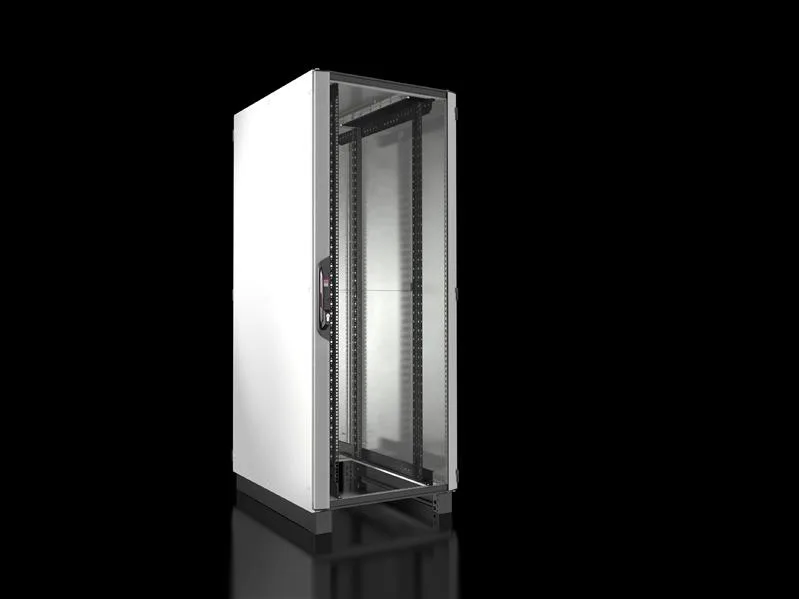 Rittal VX 5309.156 VX IT, 19" mounting angles, standard, front and rear, glazed door, WHD: 800 x 2100 x 1000 mm, 42 U, pre-configured