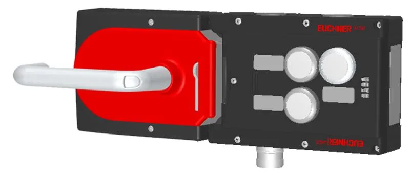 Euchner MGB-L1H-ARA-L-110871 Locking set MGB-L1H-ARA (guard locking by spring force) with 3 pushbuttons, incl label carrier, RC18