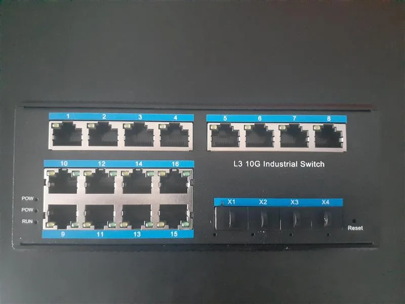 Tincam 16x10/100/1000Mbps Ethernet port 4xSFP slot 10G Industrial managed switch