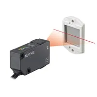 Keyence LV-NH65 Sensor head, Retro-reflective model, Area type Magnified beam, wide area
