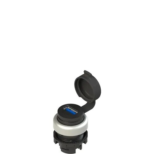 Pizzato E2 1USB9AAK USB socket 30 EROUND series