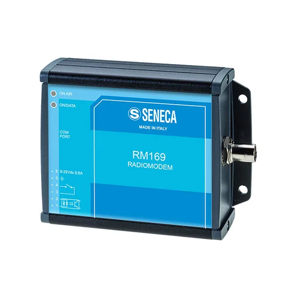 Seneca RM169 Radiomodem 169MHZ, 1DI,1DO,1RS485, BNC-F connector