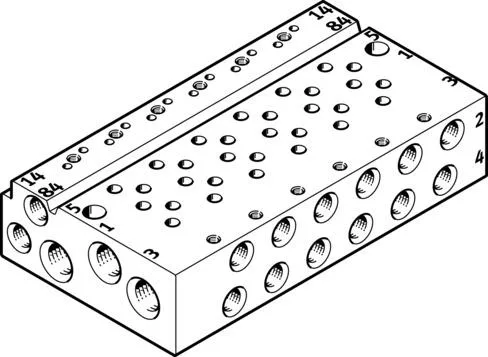 Festo VABM-L1-10AW-M7-6 Bağlantı Rayı|terminal şerit