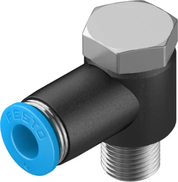 Festo QSLV-1/8-6 L-Çabuk Bağlantı Rakoru