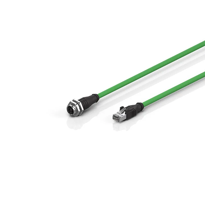 Beckhoff ZK1096-8691-0xxx Industrial Ethernet/EtherCAT G/G10 cable, Cat6/Cat6A, PUR, 4 x 2 x AWG26, fixed installation