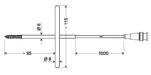 Greisinger GGF175-BNC Sample for Deep-Frozen Products