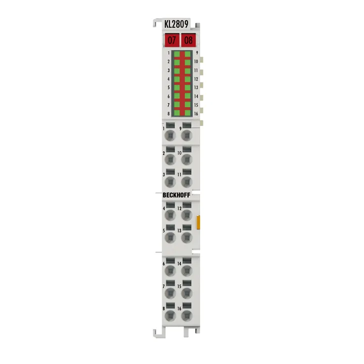 Beckhoff KL2809 Bus Terminal, 16-channel digital output, 24 V DC, 05 A