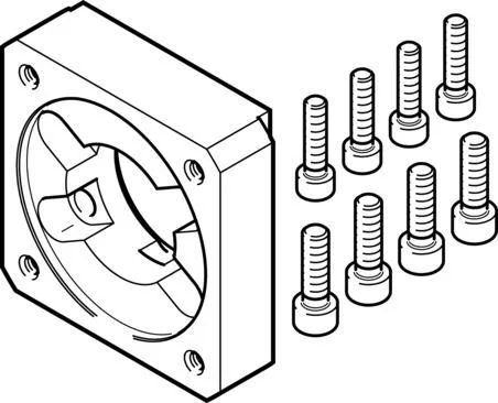 Festo EAMF-A-38D-70A Motor flanşı