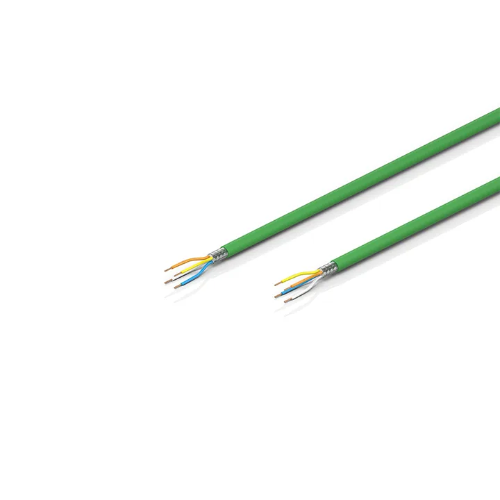 Beckhoff ZB9010 Industrial Ethernet/EtherCAT cable,  shielded, PVC, 2 x 2 x AWG22, fixed installation, Cat5, green