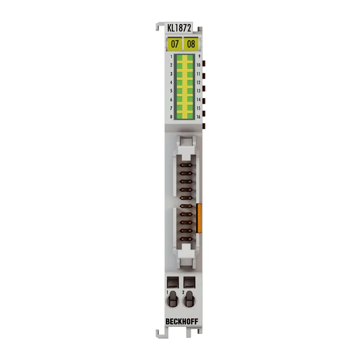 Beckhoff KL1872 Bus Terminal, 16-channel digital input, 24 V DC, 02 ms, flat-ribbon cable