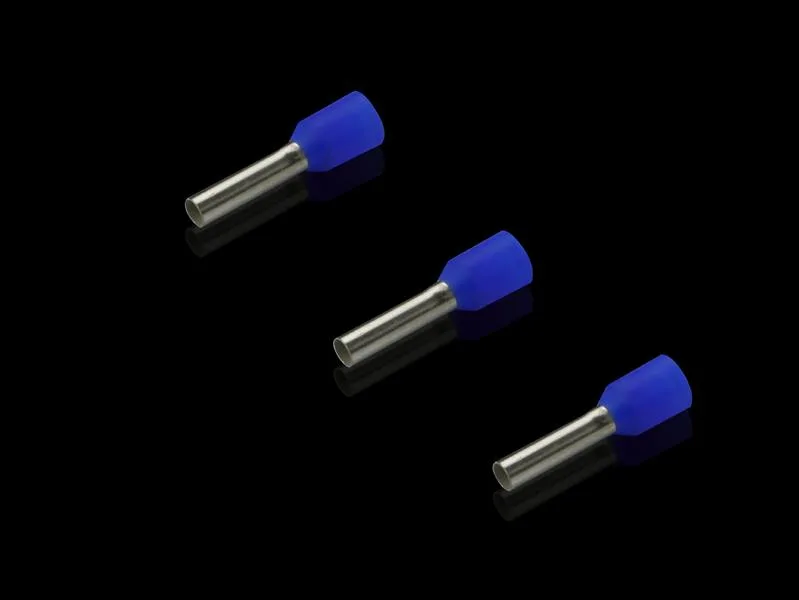 Rittal AS 4051.525 Kablo uç yüksükleri, kablo montajı için, 25 mm², AWG 14, mavi, 10 mm, dökme (10'lu paket – her birinde 100 adet), 1000 adet