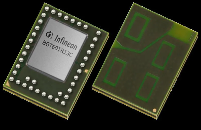 Infineon BGT60TR13C XENSIV™ 60GHz radar sensor for advanced sensing