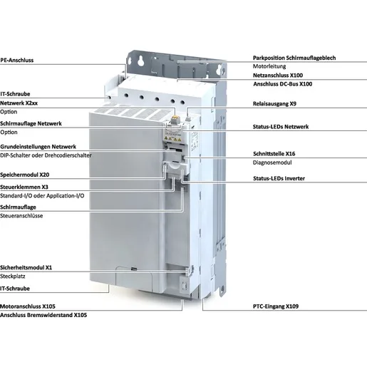 Lenze PWR-UNIT I5DAE 375F - 10010000S