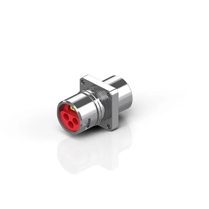 Beckhoff ZS7200-Z016 EtherCAT connector, B17, field wireable, straight, male+female, 2+PE+4-pin, EtherCAT-coded, IP65/67
