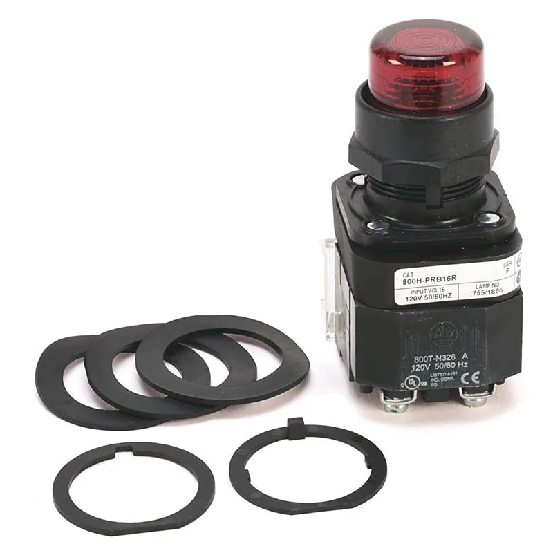Allen Bradley 800H-PRB16R 30mm Momentary Push Button 800H PB