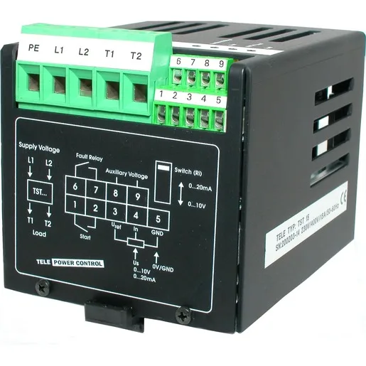 Tele-Haase Steuergeräte 3PH Thyristorsteller, 15A/400V, PA/SP