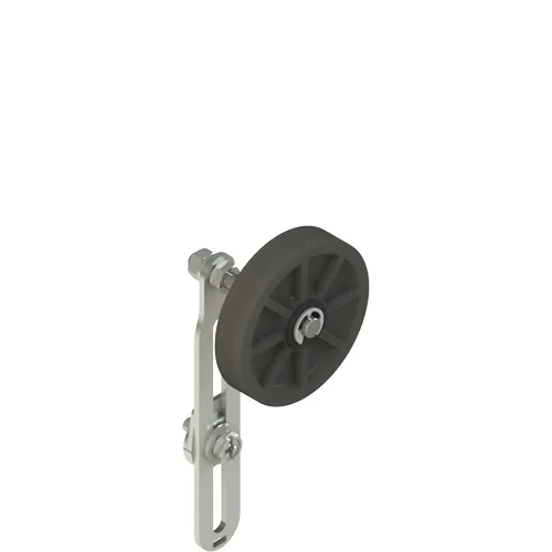 Pizzato VF L35-R27 Adjustable lever with overhanging rubber roller, 50 mm diameter
