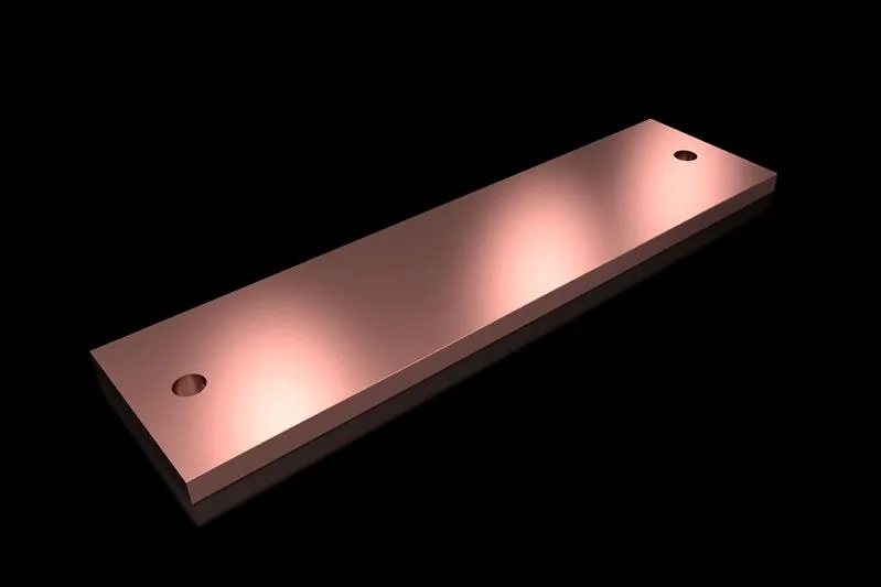 Rittal SV 9686.584 SV PE/PEN busbar E-Cu, WH: 80x10 mm, L: 300 mm